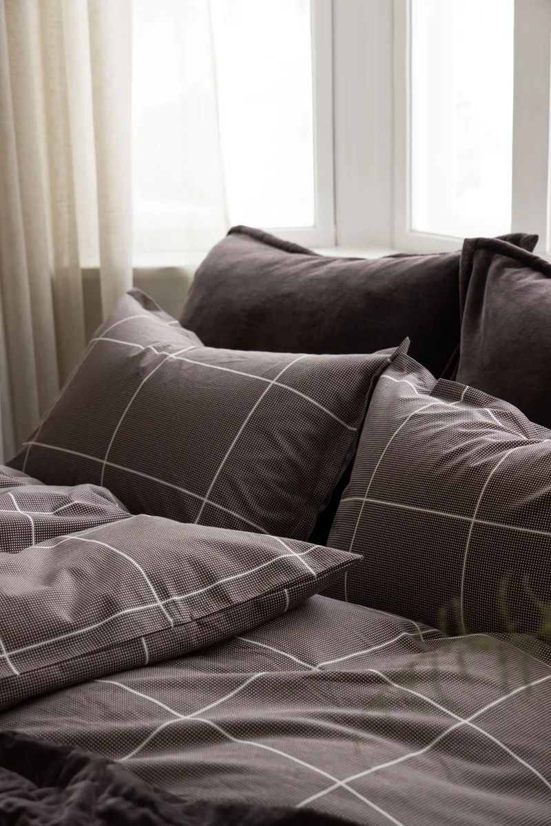 Borås Cotton Billie sengesett 140x200/50x70 Brun 