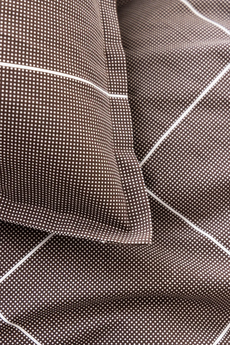 Borås Cotton Billie sengesett 140x200/50x70 Brun 