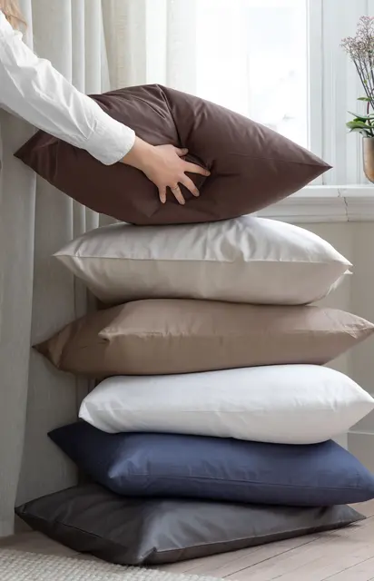 Borås Cotton Cloud putevar 50x70 Hvit / Optical white 