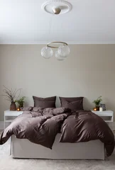 Borås Cotton Cloud sengesett 140x200/50x70 Brun