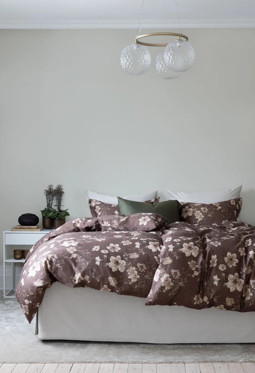 Borås Cotton Oline sengesett 140x220/50x70 Brun 