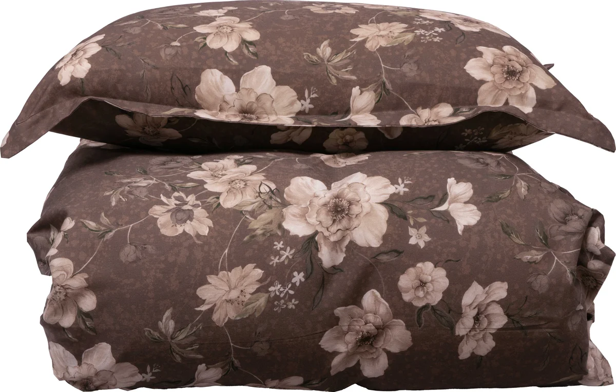Borås Cotton Oline sengesett 140x220/50x70 Brun 