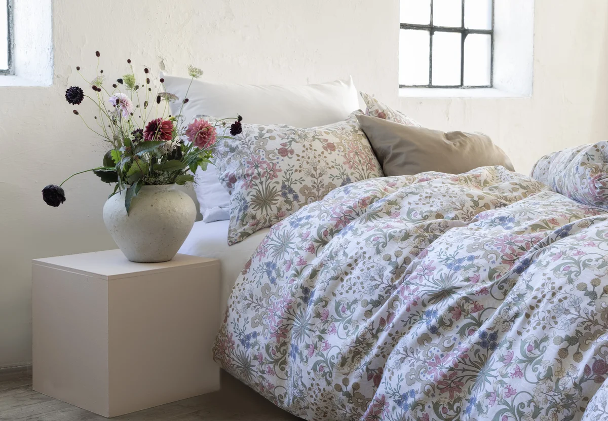 Borås Cotton Beatrice sengesett 140x200/50x70 Multi 