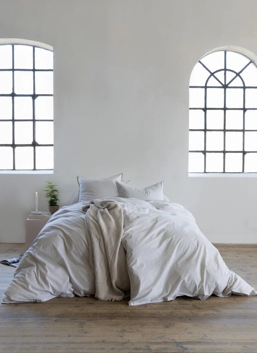 Borås Cotton Cille sengesett 140x220/50x70 Beige 