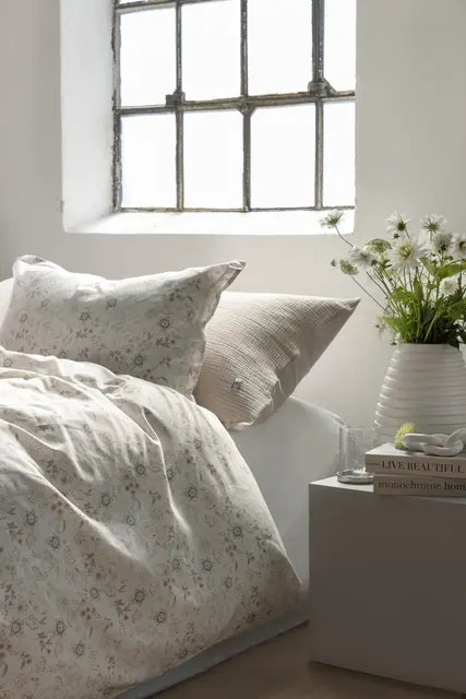 Borås Cotton Liva sengesett 140x200/50x70 Blå 