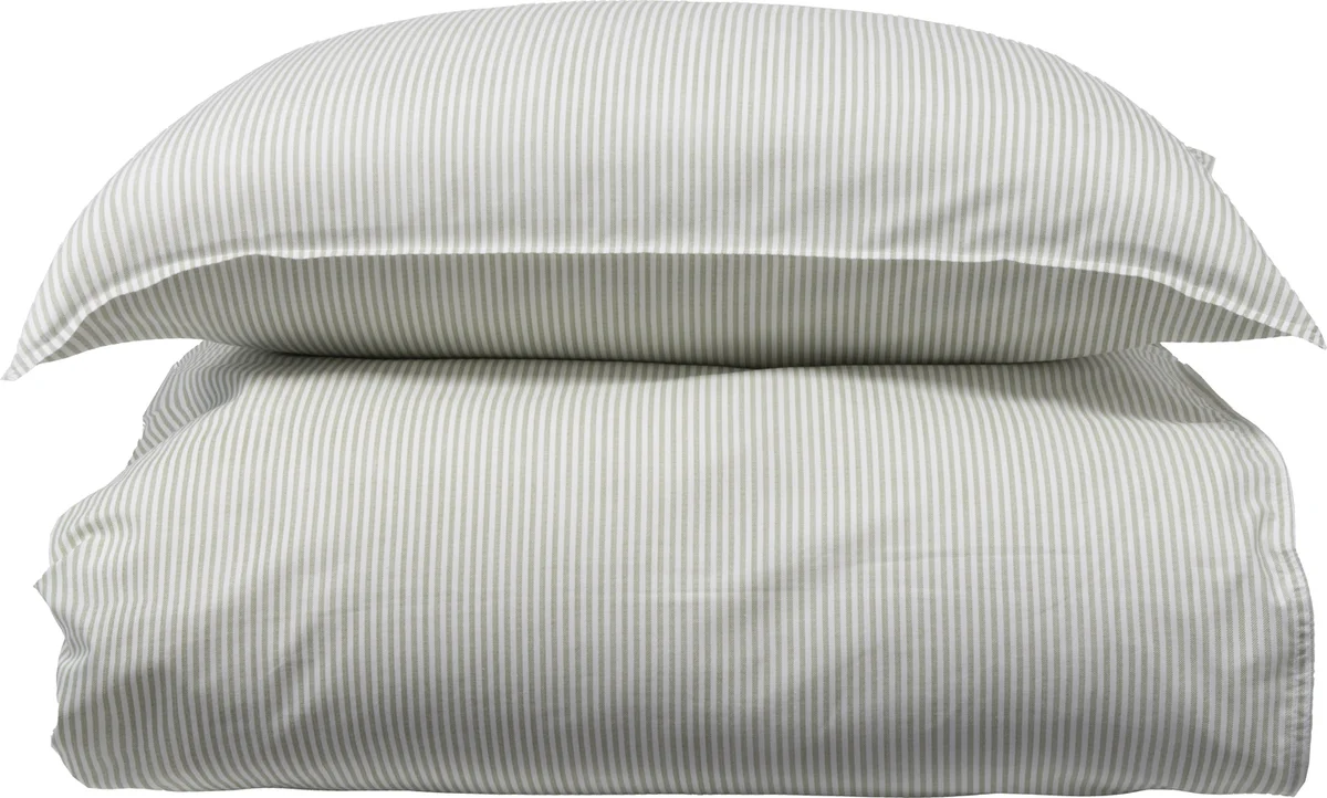 Borås Cotton Cille sengesett 140x220/50x70 Grønn 