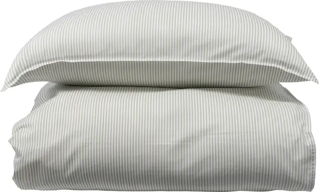 Borås Cotton Cille sengesett 140x200/50x70 Grønn 
