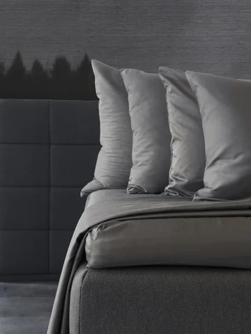 Borås Cotton putevar sateng 70x100 Grå