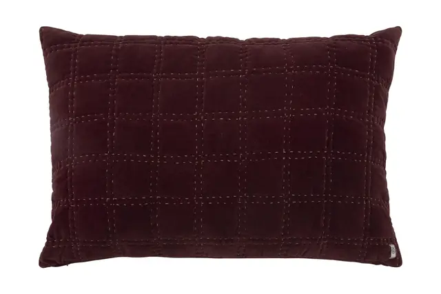 Borås Cotton Bordeaux putetrekk 70x100 Burgundy 