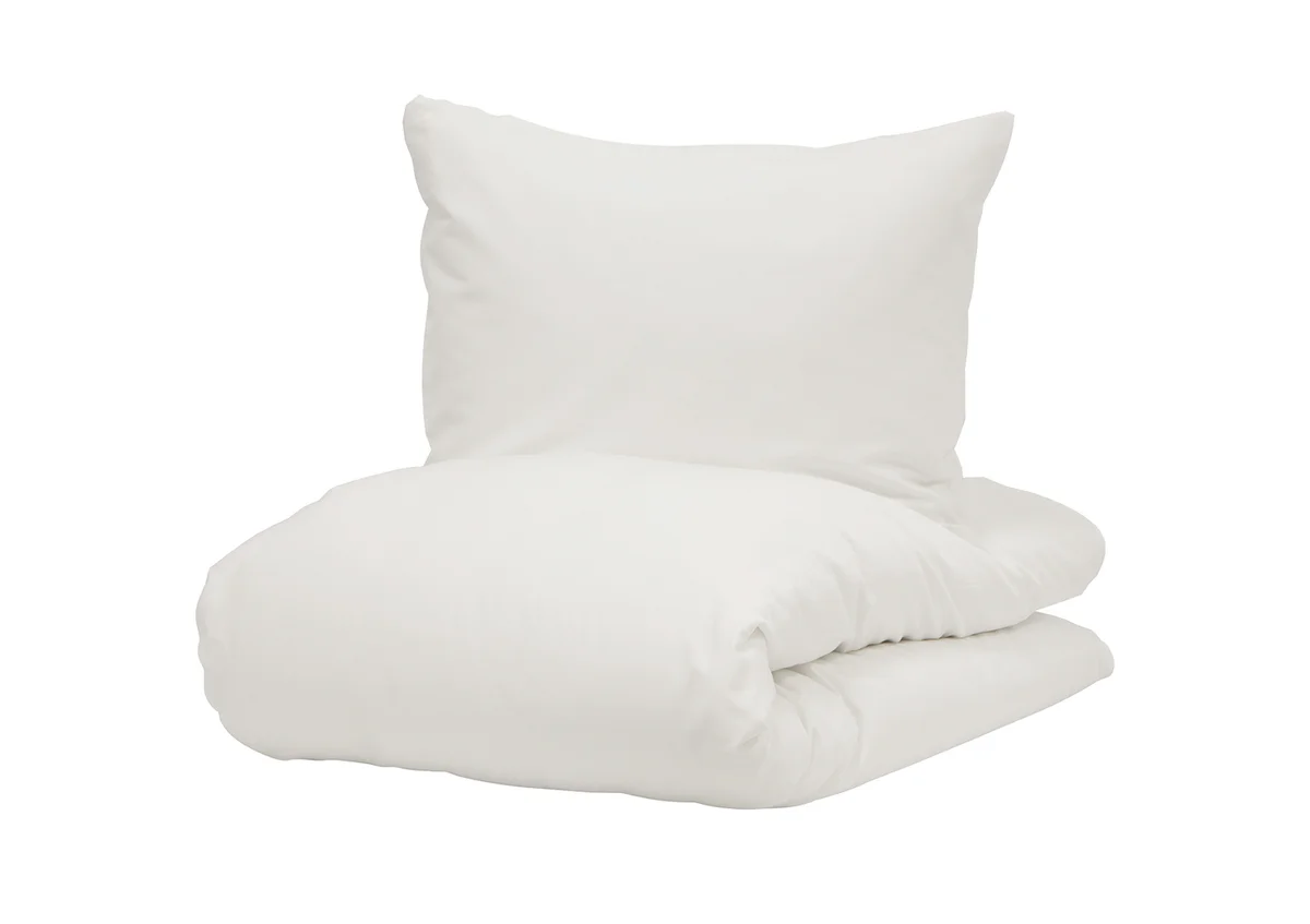 Borås Cotton Cloud sengesett 140x200/50x70 Hvit / Optical white 