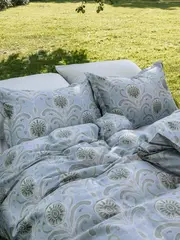 Bor&#229;s Cotton Moulins sengesett 140x200/50x70 Bl&#229;