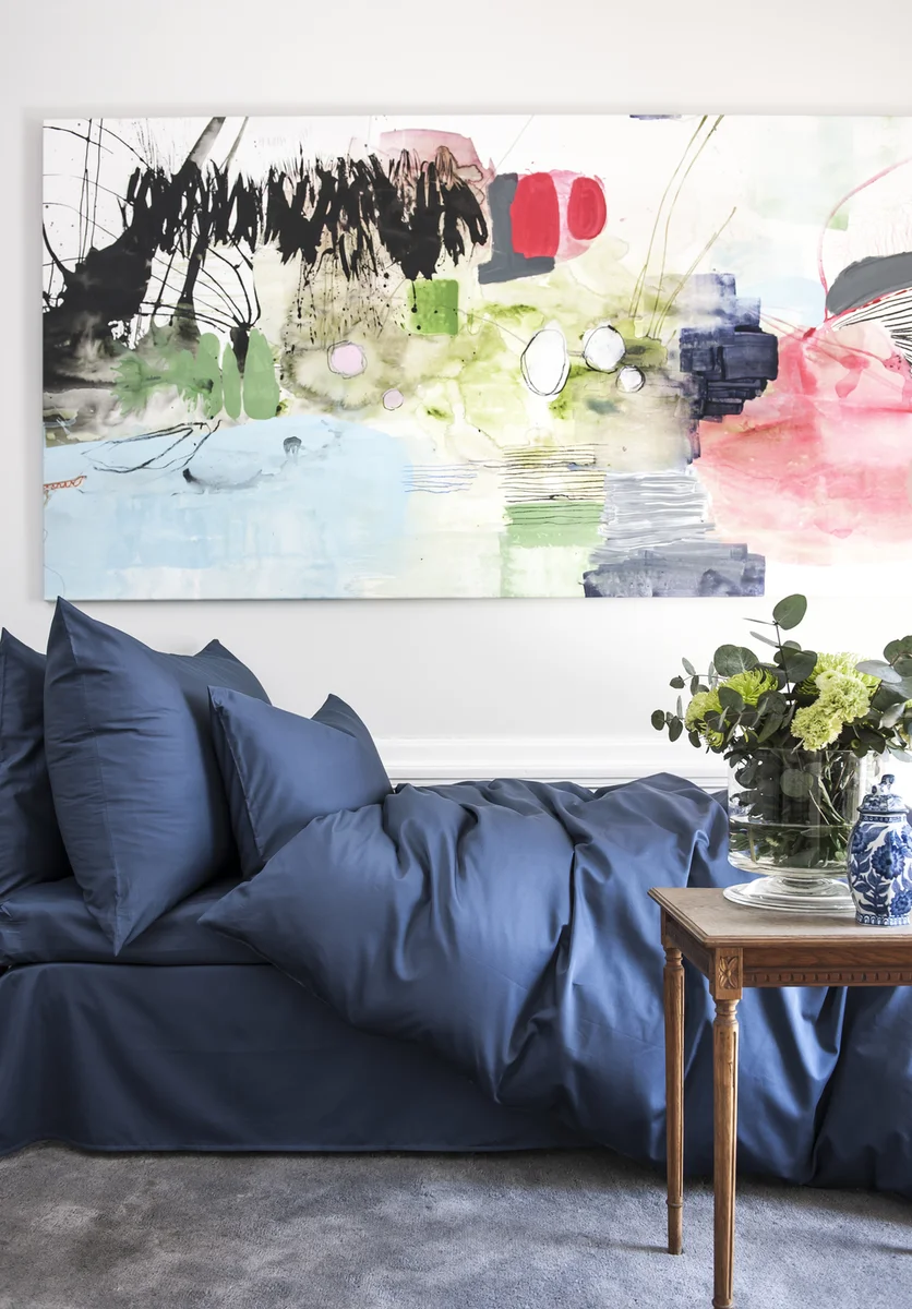 Borås Cotton Cloud putevar 45x50 Blå / Deep blue 