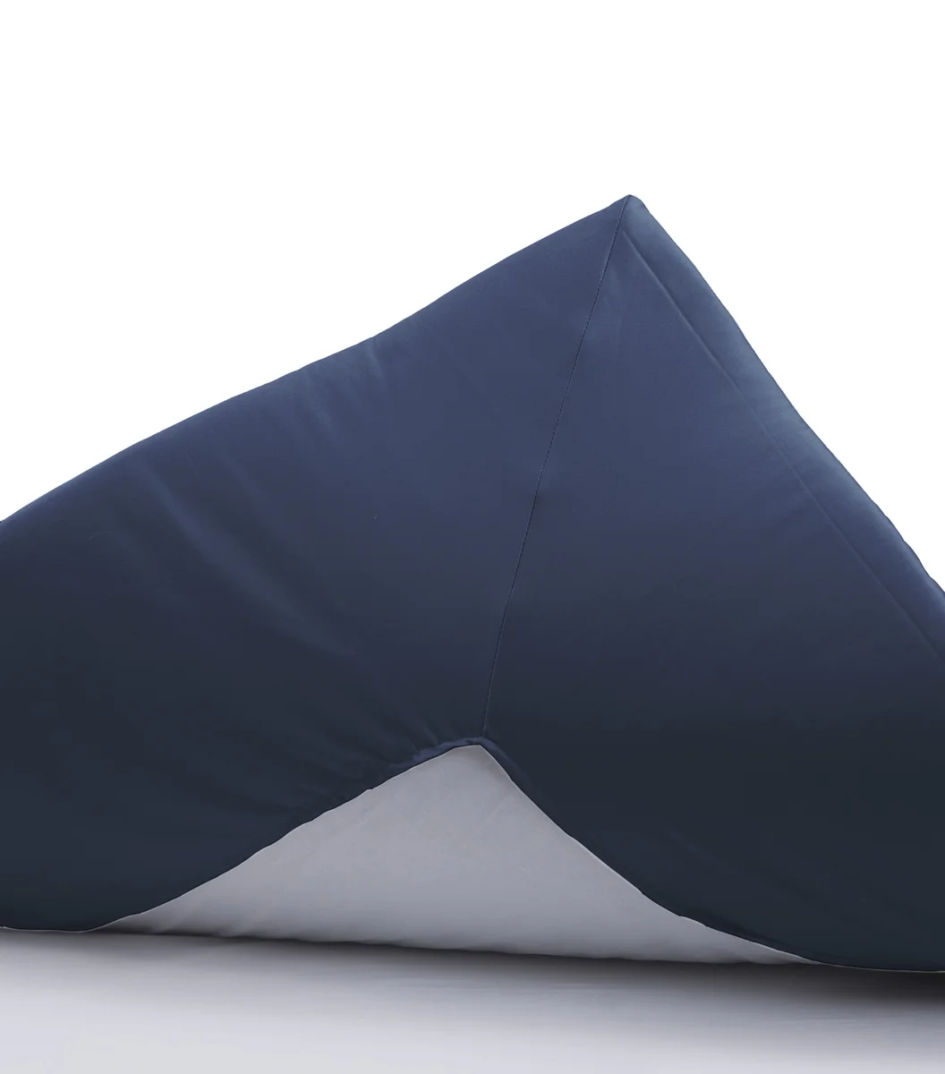 Borås Cotton Cloud konvoluttlaken 150x200 Blå / Deep blue 