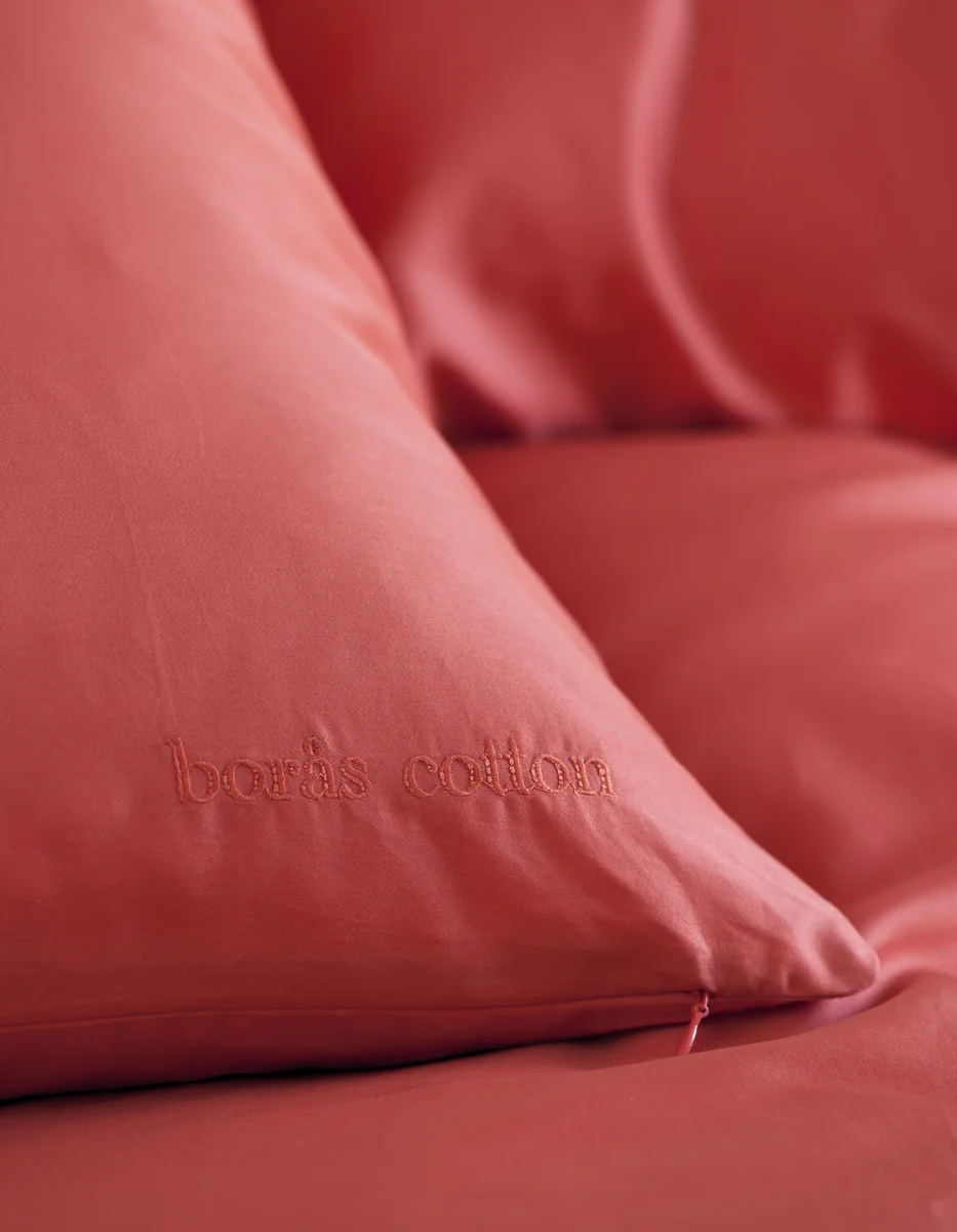 Borås Cotton Cloud putevar 50x70 Orange / Langusta 