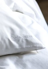 Borås Cotton Cloud sengesett 140x200/50x70 Hvit / Optical white