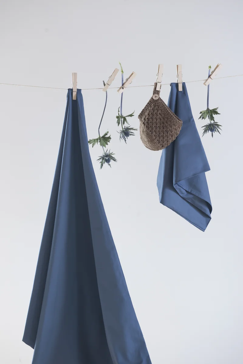 Cozy Cloud sengesett 80x100/35x40 Blå / Deep blue 