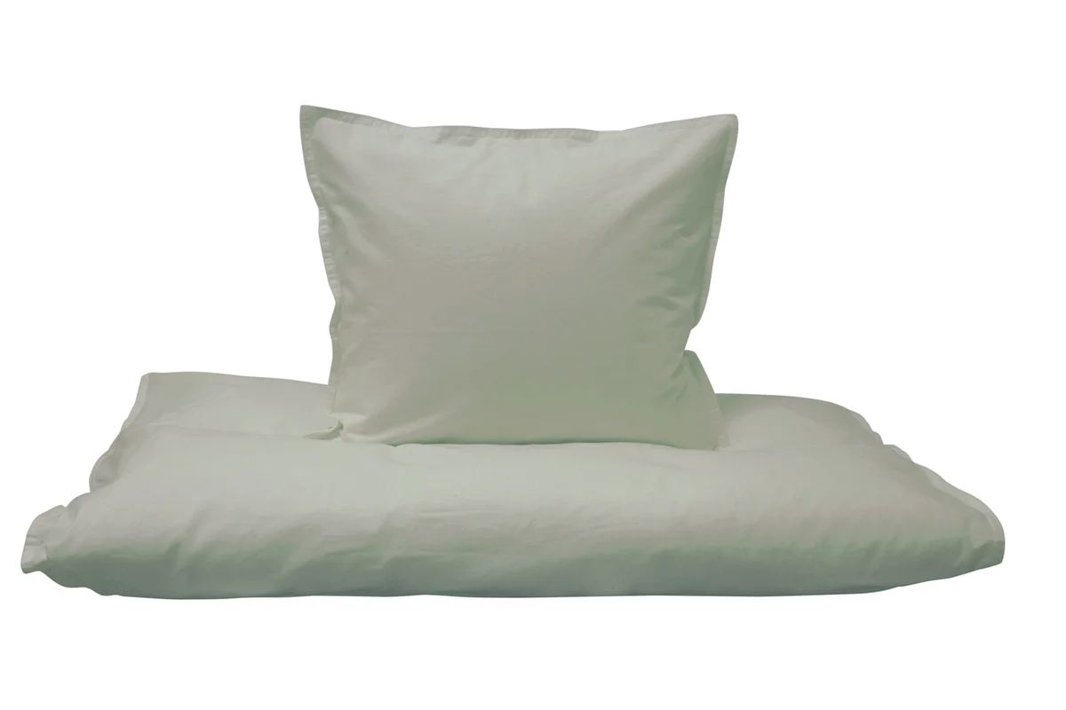 Cozy sengesett svanemerket 140x200/50x70 Dus grønn 