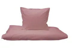 Cozy sengesett svanemerket 65x80/35x40 Dus rosa