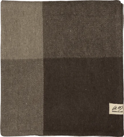 Gustav Ovland Saturna sengeteppe 150x250 Brun / Jord