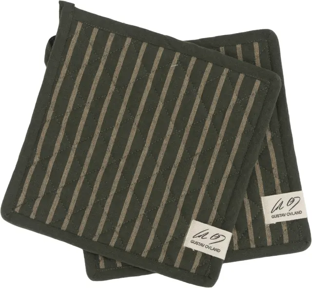 Gustav Ovland Akira gryteklut 2pk 25x25 Grønn / Salvie 