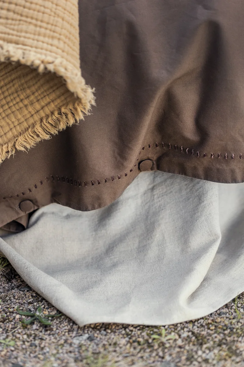 Gustav Ovland Estima laken 270x270 Beige / Vass 