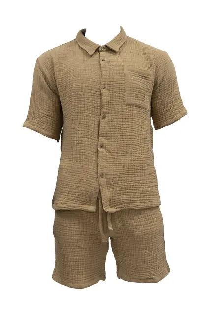 Gustav Ovland Nicola pysj m/shorts S/M Røkt eik 