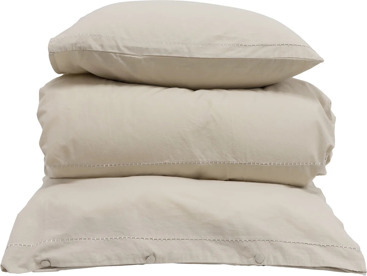 Gustav Ovland Marabel sengesett 140x200/50x70 Beige / Vass 