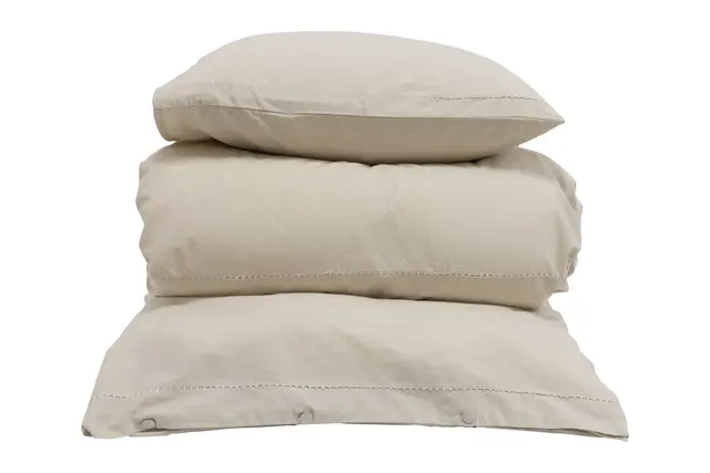 Gustav Ovland Marabel sengesett 140x200/50x70 Beige / Vass 