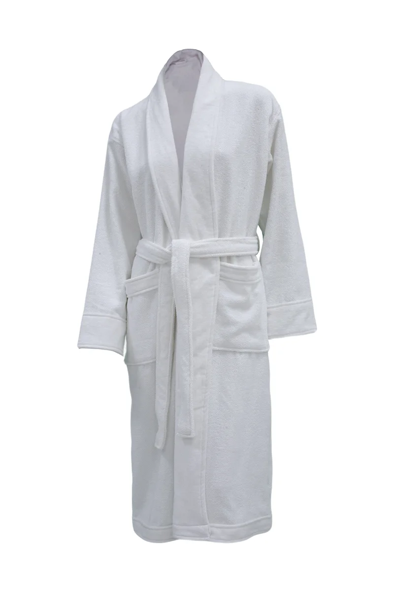 Halvor Bakke Clifton badekåpe S/M Hvit / Brilliant white 