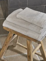 Halvor Bakke Clifton håndkle 50x100 Beige / Pure cashmere