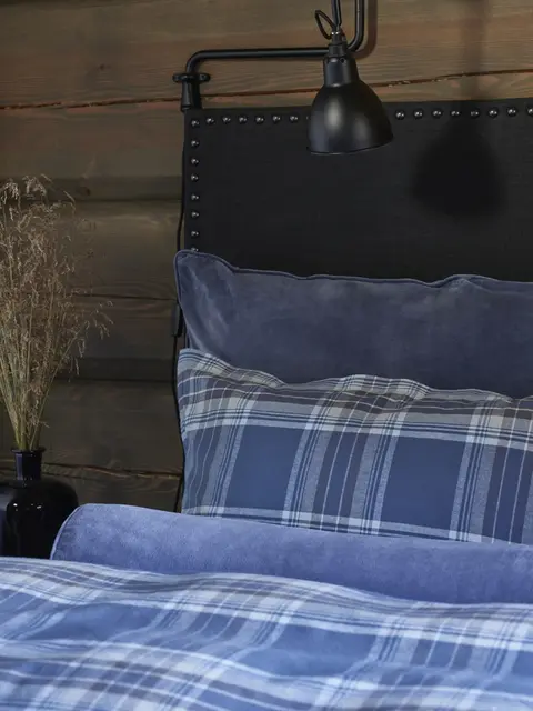 Halvor Bakke Wellington putetrekk 70x100 Blå / Vintage indigo 