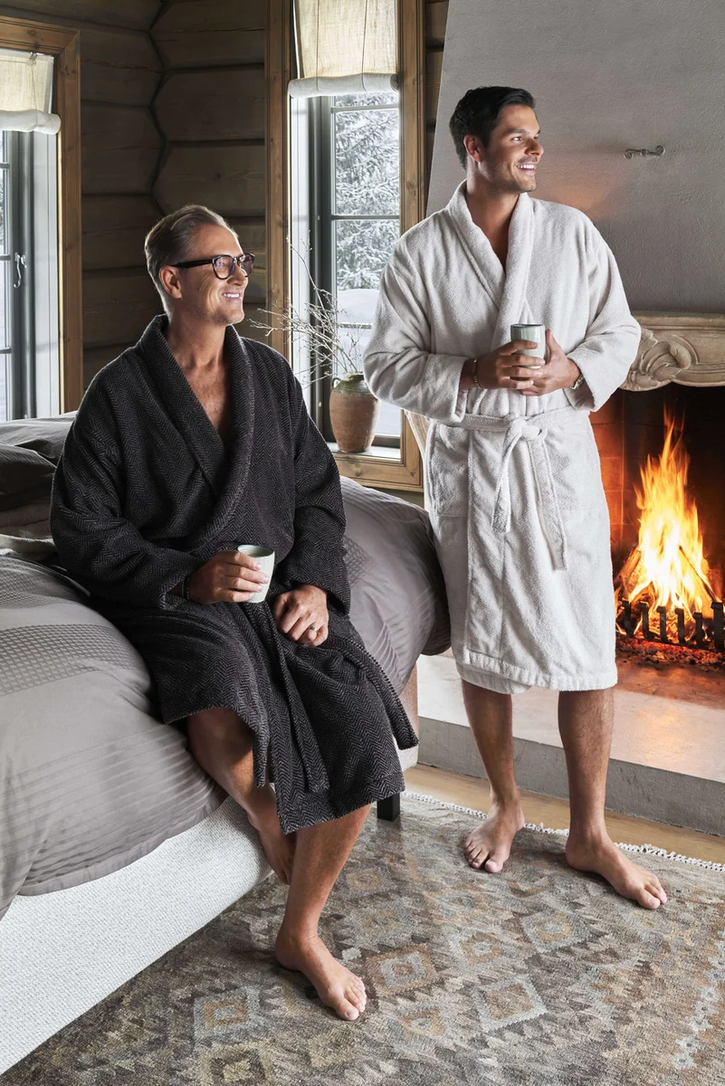 Halvor Bakke Verbier badekåpe S/M Beige / Pure cashmere 