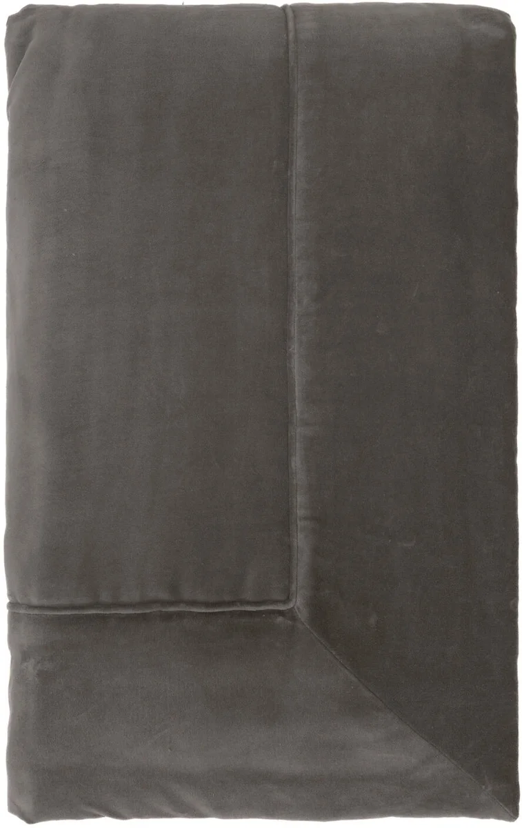 Halvor Bakke Wellington sengeteppe 160x280 Grå / Plum kitten 