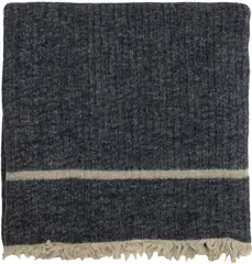 Halvor Bakke Chamonix pledd 130x200 Bl&#229; / Midnight blue