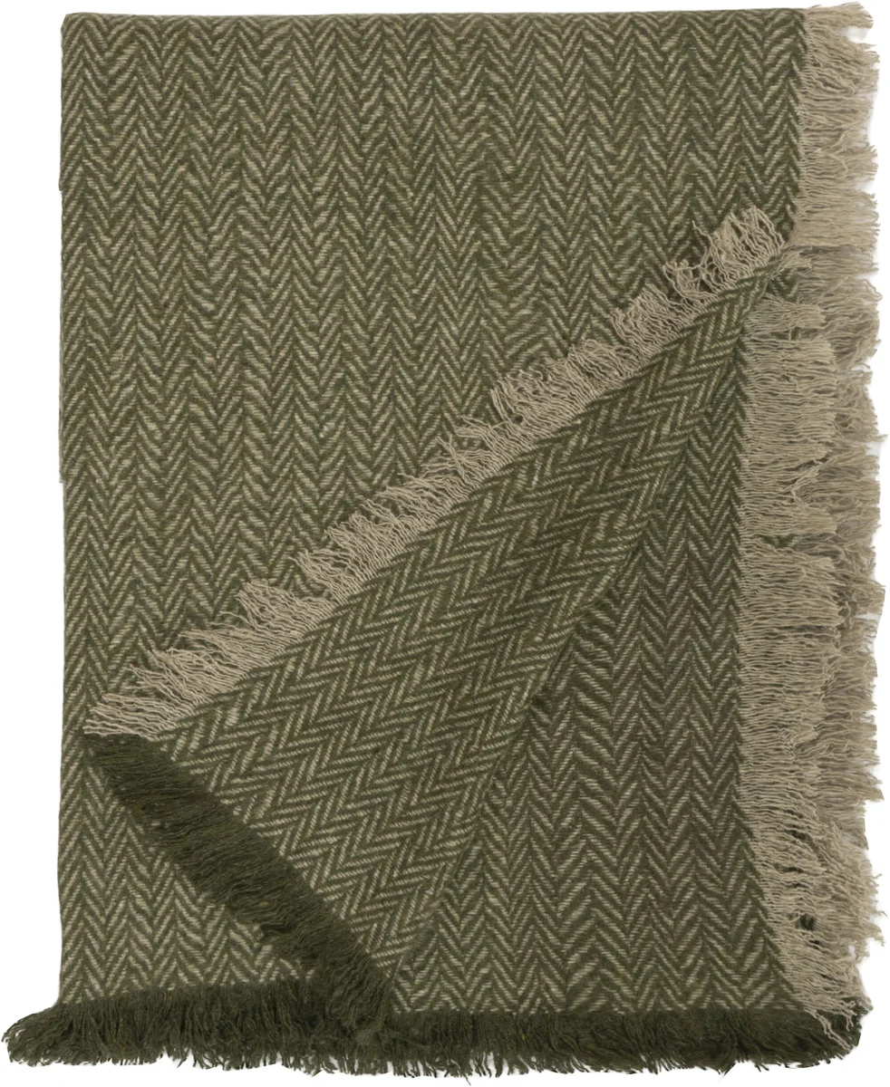 Halvor Bakke Asima pledd 120x200 Grønn 