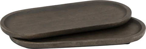 Halvor Bakke Truro brett 2-pack 30x14cm Brun