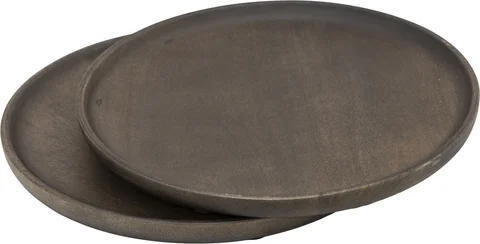 Halvor Bakke Truro brett 2-pack Ø25 Brun