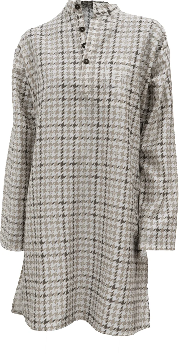 Halvor Bakke Chateau Roubine nattskjorte S/M Beige / Pure cashmere 
