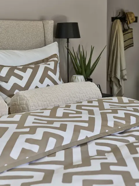 Halvor Bakke Anura sengesett 140x200/50x70 Beige / Pure cashmere 