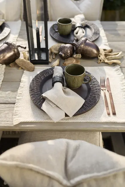 Halvor Bakke Palin dekketallerken 2-pack Ø33 Brun 