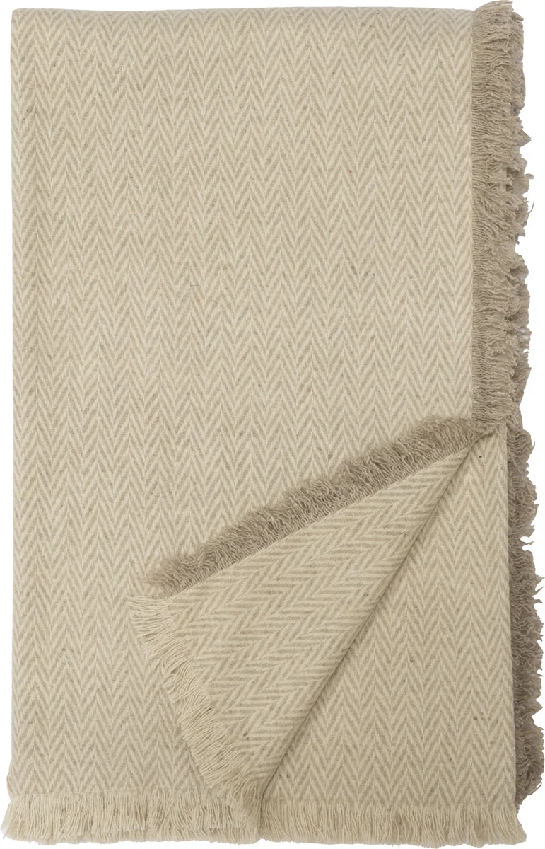 Halvor Bakke Asima pledd 120x200 Beige 