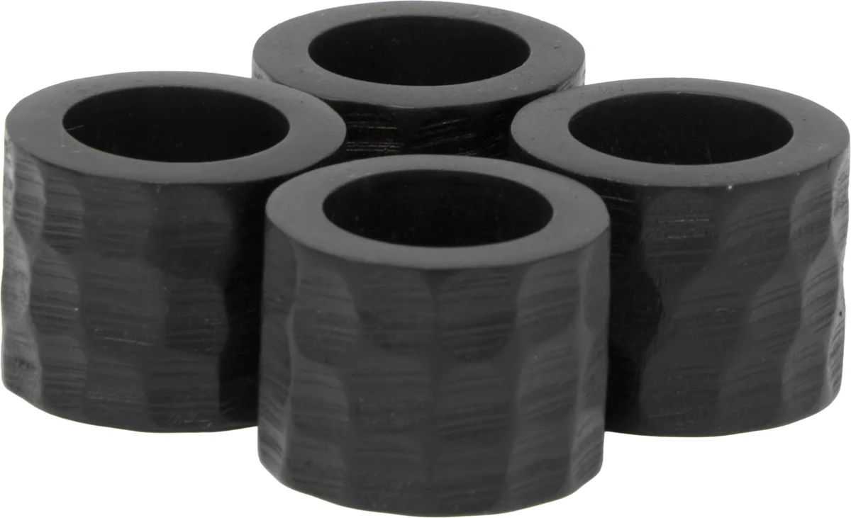 Halvor Bakke Pret serviettring 4-pack Sort 