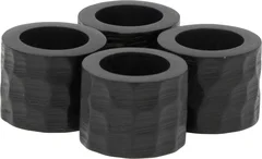 Halvor Bakke Pret serviettring 4-pack Sort