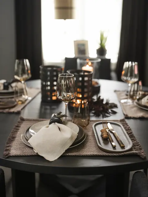 Halvor Bakke Lecce serviett 4-pack 45x45 Beige 