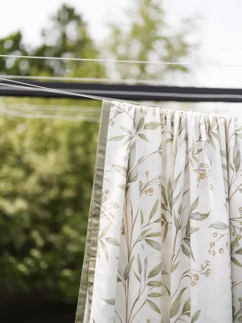 Halvor Bakke Luno sengesett 140x220/50x70 Grønn 