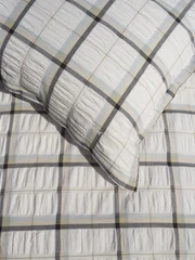 Halvor Bakke Nox sengesett 140x200/50x70 Blå / Midnight blue