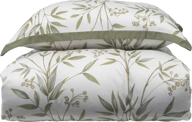 Halvor Bakke Luno sengesett 140x220/50x70 Grønn 