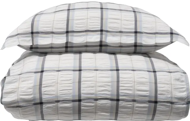 Halvor Bakke Nox sengesett 140x200/50x70 Blå / Midnight blue 