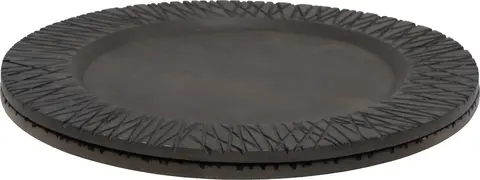 Halvor Bakke Palin dekketallerken 2-pack Ø33 Brun