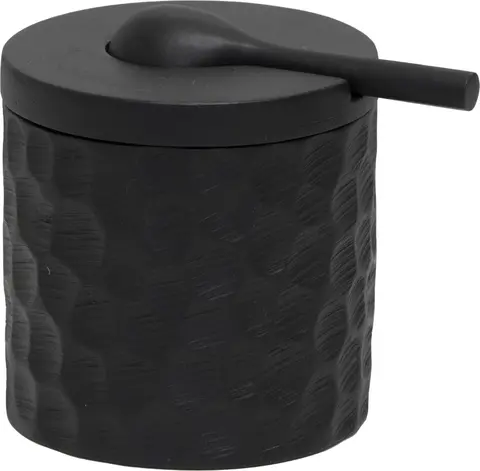 Halvor Bakke Pret krukke med lokk Ø10 H10 Sort